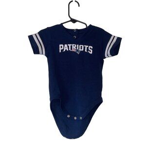 New England Patriots Baby Bodysuit18M NFL Team Apparel Navy Blue Snap Closure